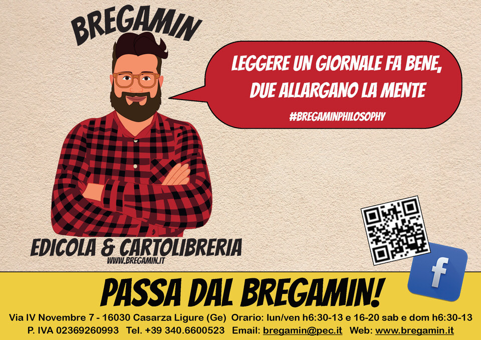 #BregaminPhilosophy 3 - Leggere un giornale fa bene. Due allargano la mente